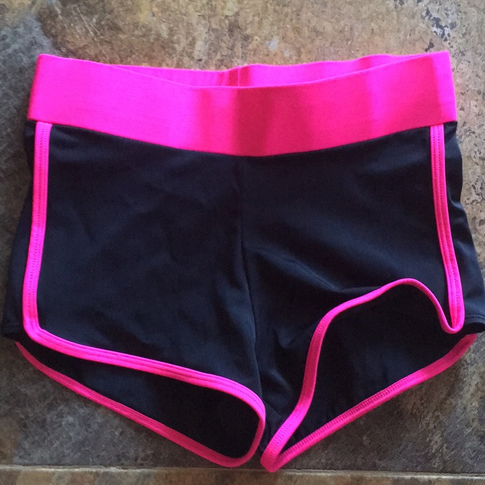 Pink and Black Dance/Athletic Shorts